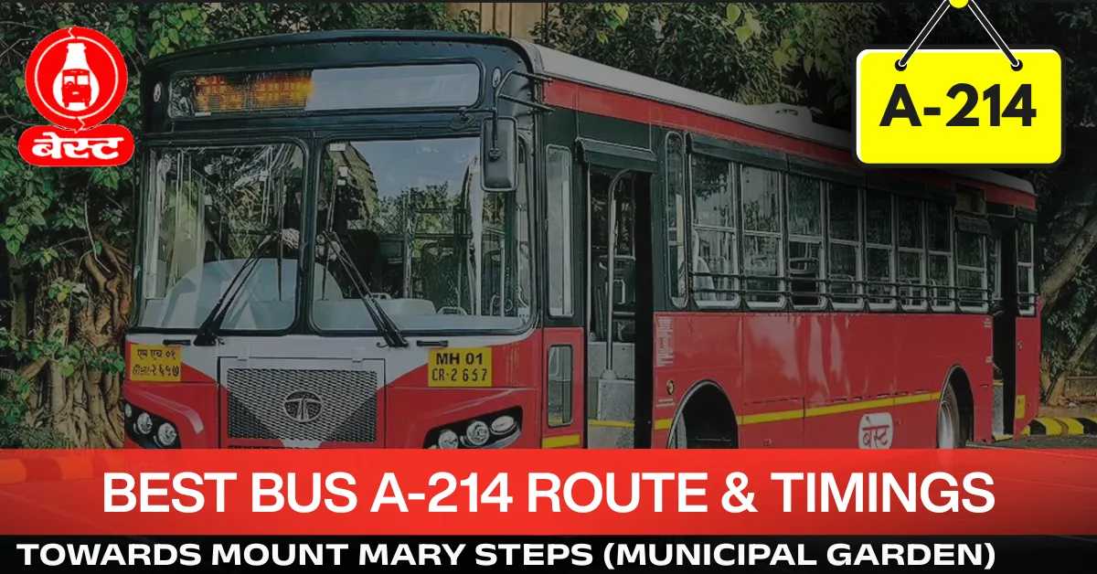 best-bus-a-214-route-timetable-towards-mount-mary-steps