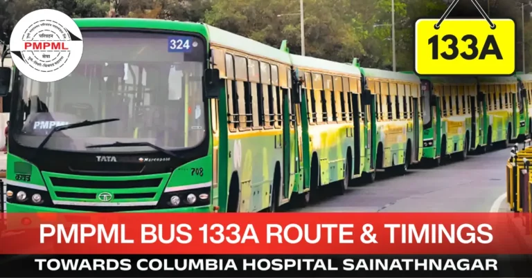 pmpml-bus-133a-route-timetable-towards-columbia-hospital-sainathnagar