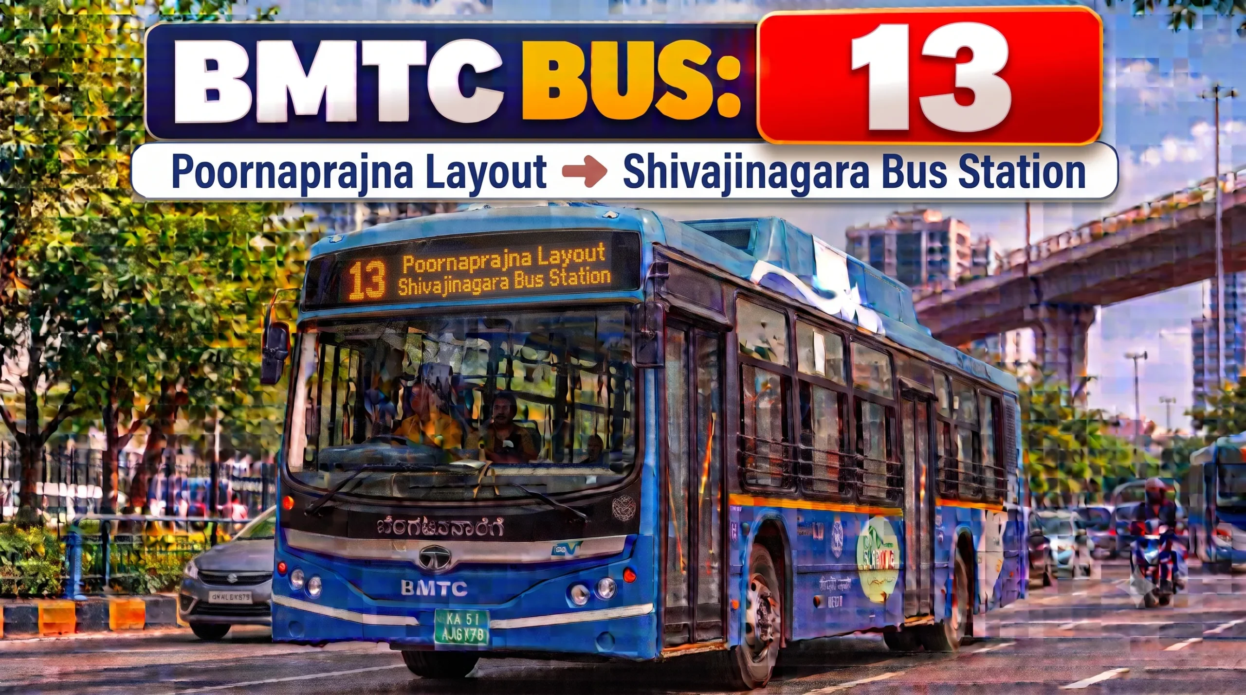 bmtc-bus-13-route-timetable-towards-shivajinagara-bus-station