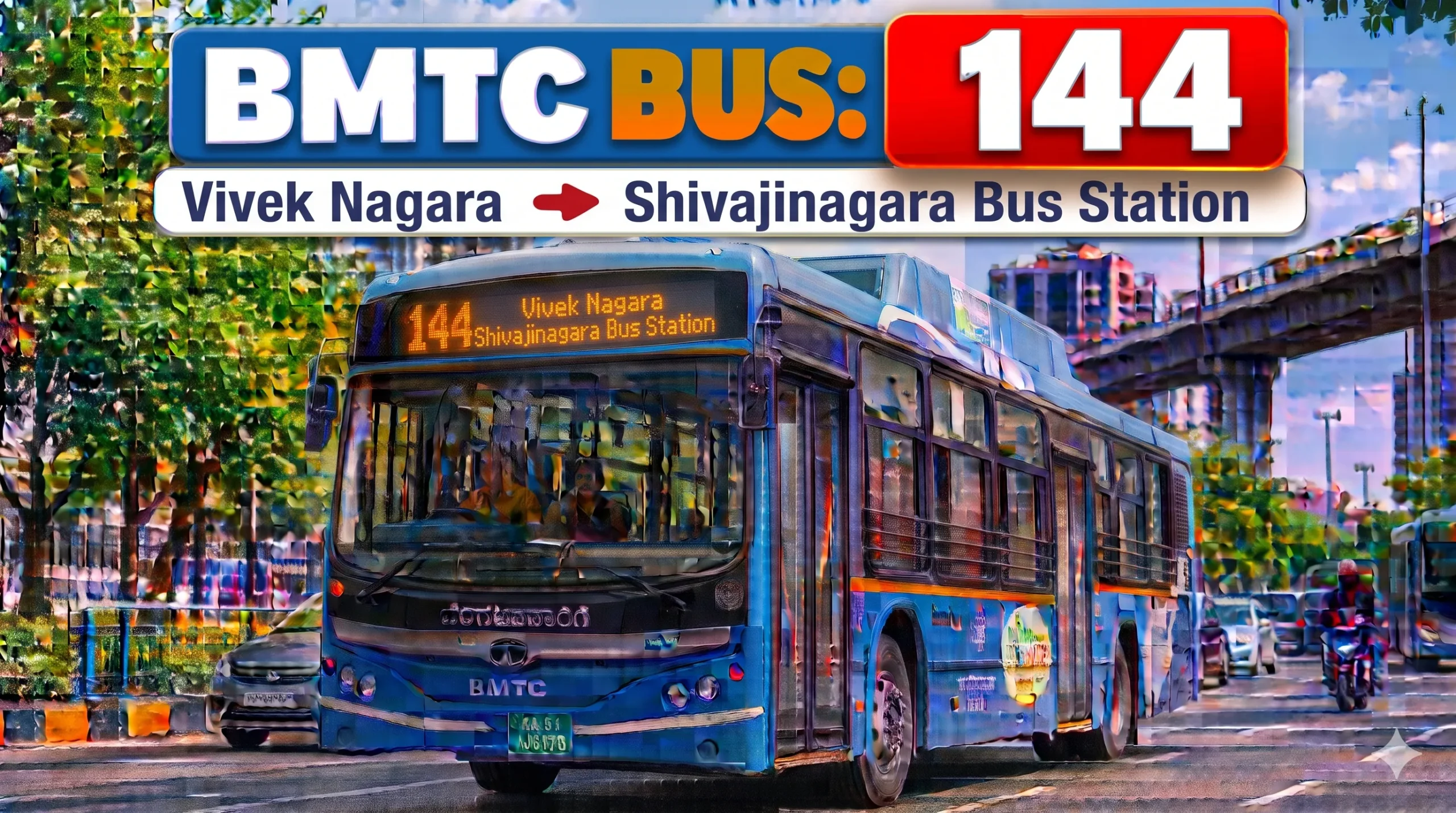 bmtc-bus-144-route-timetable-towards-shivajinagara-bus-station