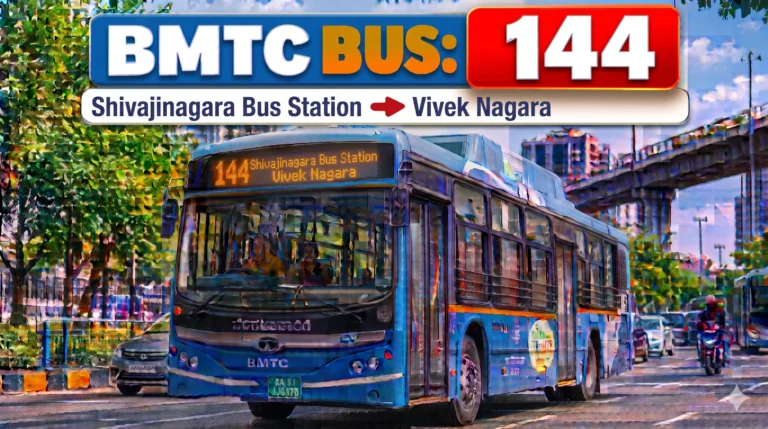 bmtc-bus-144-route-timetable-towards-vivek-nagara